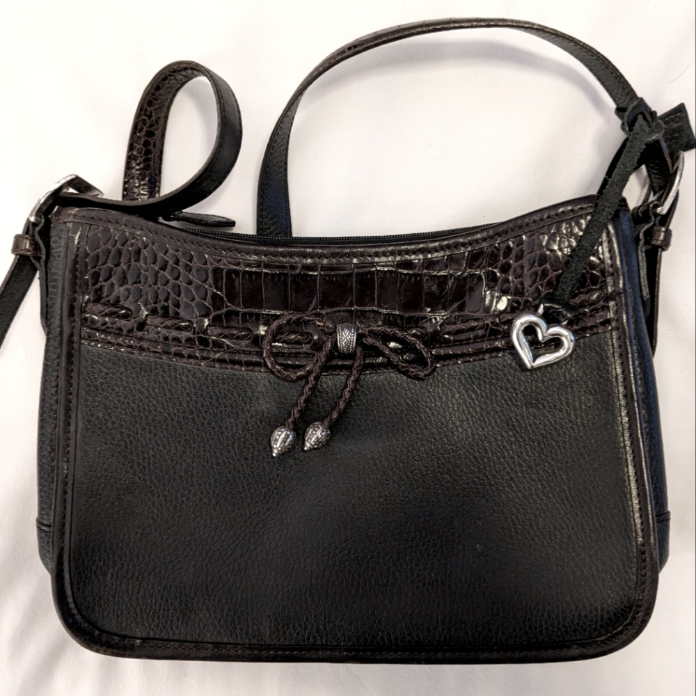 Brighton Emma Bag Black/Brown Excellent Condition
